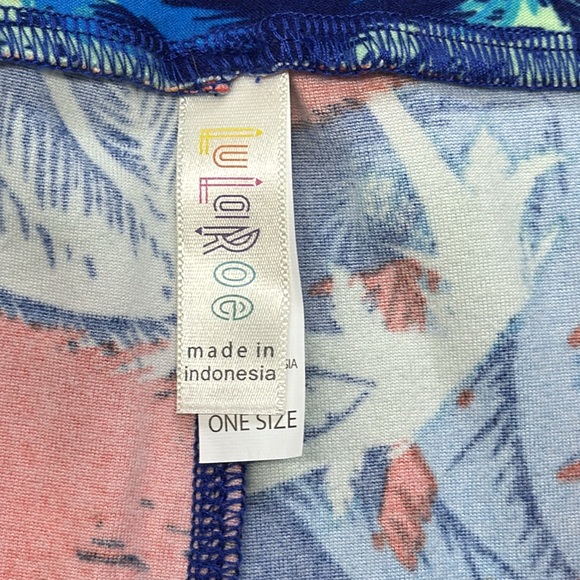 LuLaroe Palm Trees Leggings. OS - Picture 6 of 7
